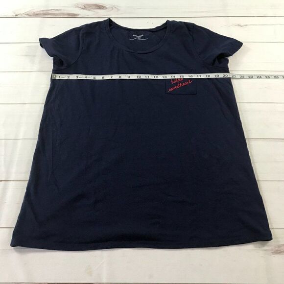 Motherhood Maternity Basic Blue Short Sleeve Tees L/G - Picture 8 of 8